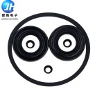 工廠定做O型耐高溫硅膠密封圈 非標(biāo)定制環(huán)保防水耐油硅膠密封件