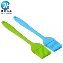 食品級(jí)烤肉硅膠油刷 耐高溫?zé)究煽赜退?廚房烘焙硅膠刷