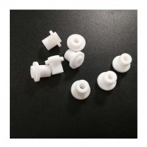 廠家定制儀表儀器硅膠密封柱 白色硅膠過(guò)線(xiàn)硅膠圈開(kāi)模定做加工